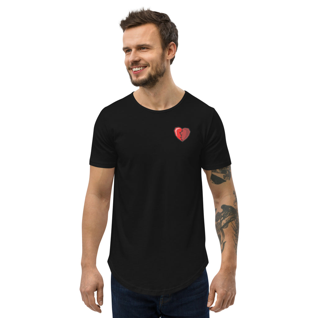 Healed Heart | men's Curved Hem T-Shirt 1