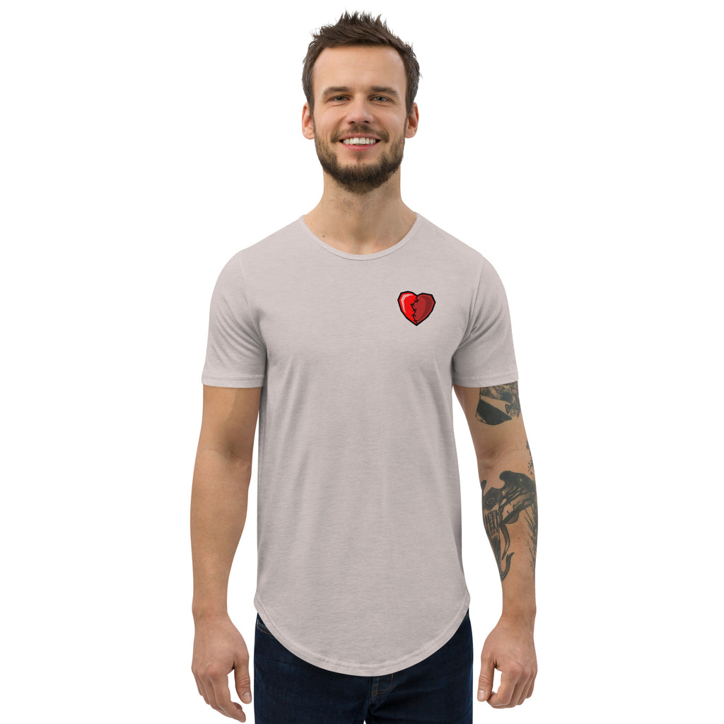 Healed Heart | men's Curved Hem T-Shirt 1