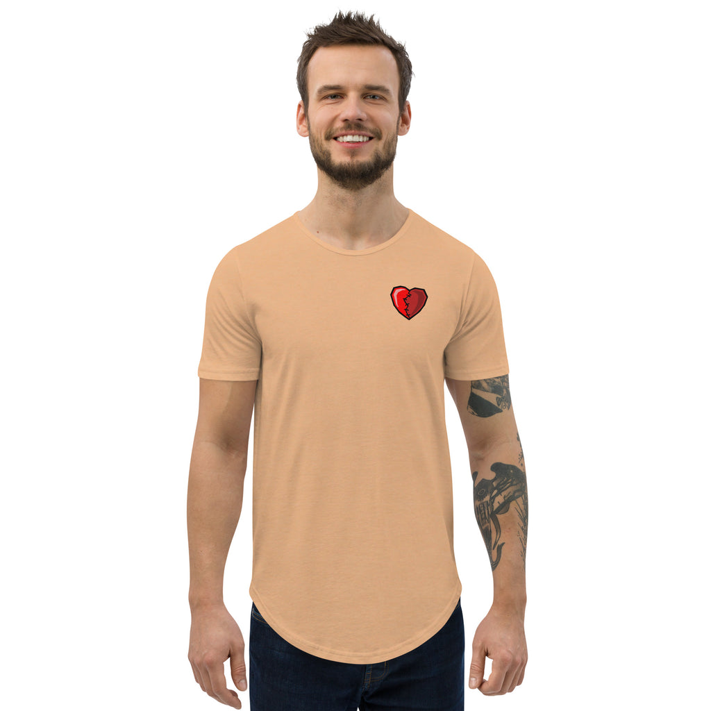 Healed Heart | men's Curved Hem T-Shirt 1