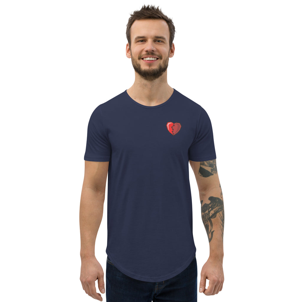 Healed Heart | men's Curved Hem T-Shirt 1