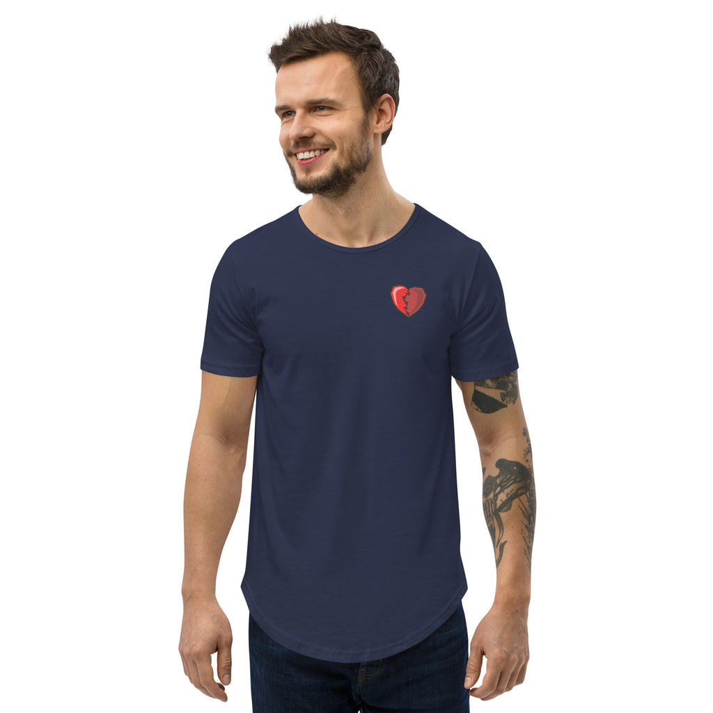 Healed Heart | men's Curved Hem T-Shirt 1