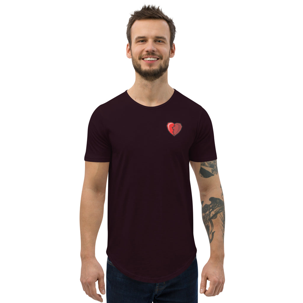 Healed Heart | men's Curved Hem T-Shirt 1