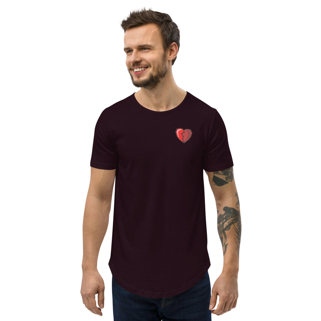 Healed Heart | men's Curved Hem T-Shirt 1