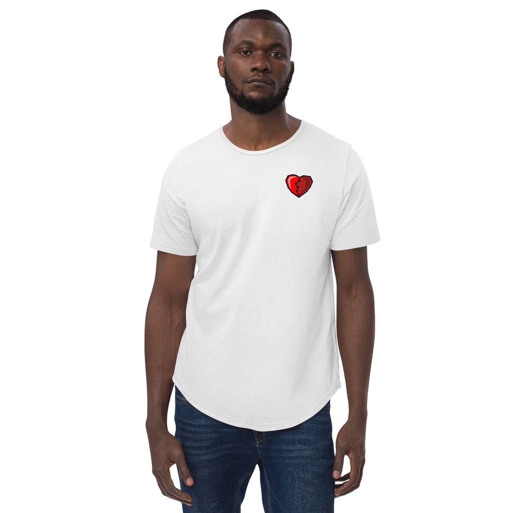 Healed Heart | men's Curved Hem T-Shirt 1