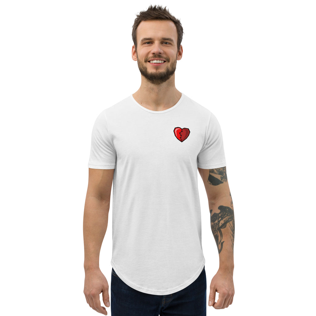 Healed Heart | men's Curved Hem T-Shirt 1