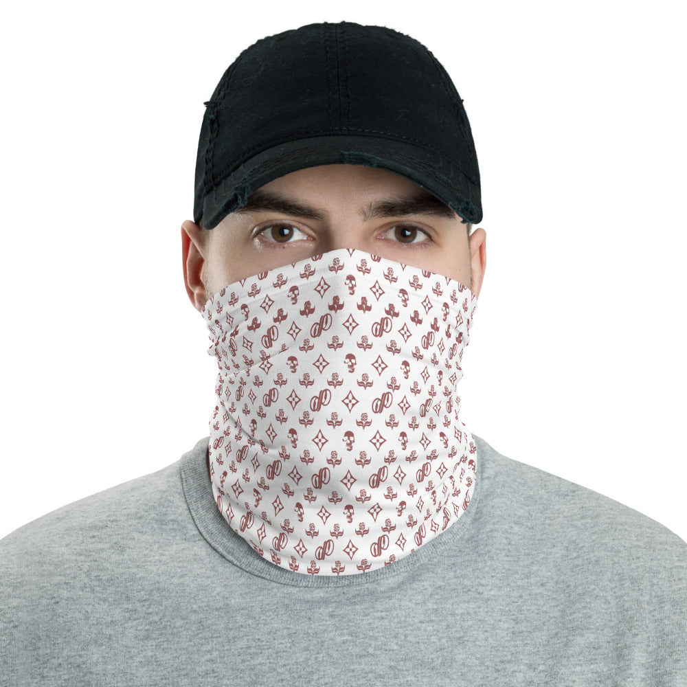 JPMonogram | maroon neck gaiter