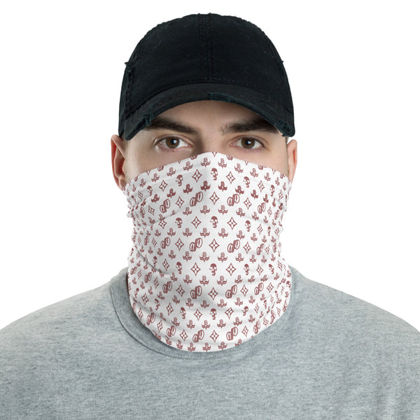 JPMonogram | maroon neck gaiter