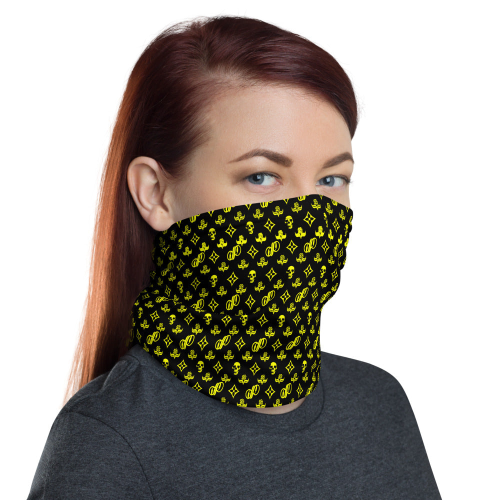 JPMonogram | yellow neck gaiter