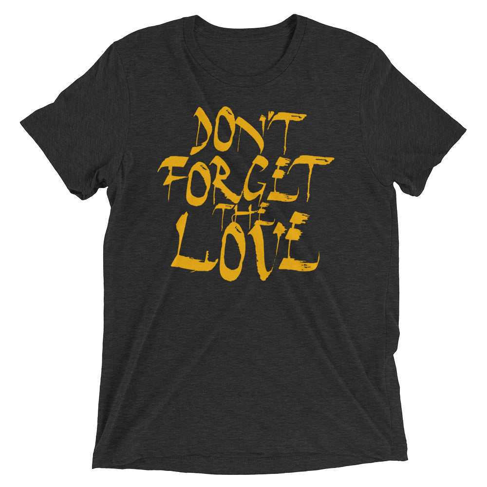 Don't Forget The Love | men's triblend t-shirt