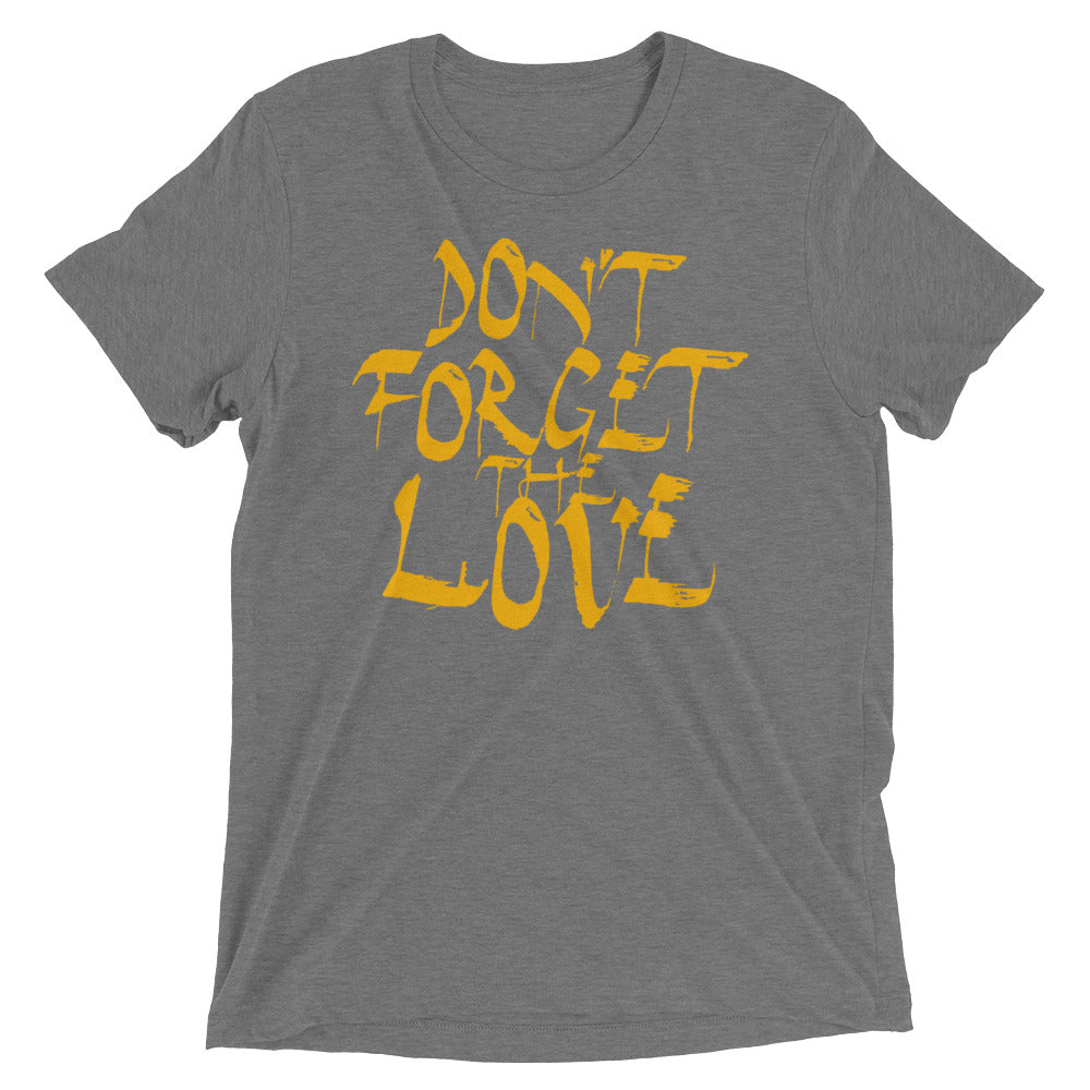Don't Forget The Love | men's triblend t-shirt