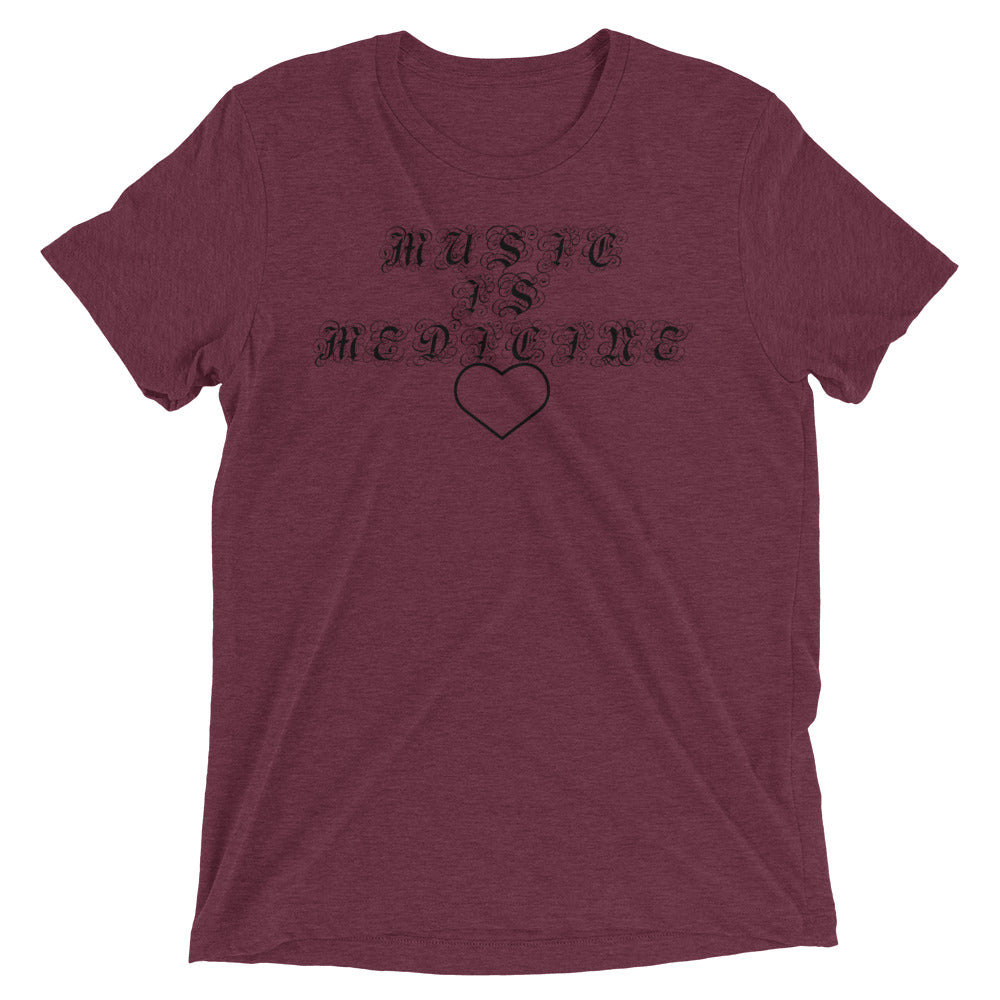 MusicIsMedicine | unisex tri-blend t-shirt
