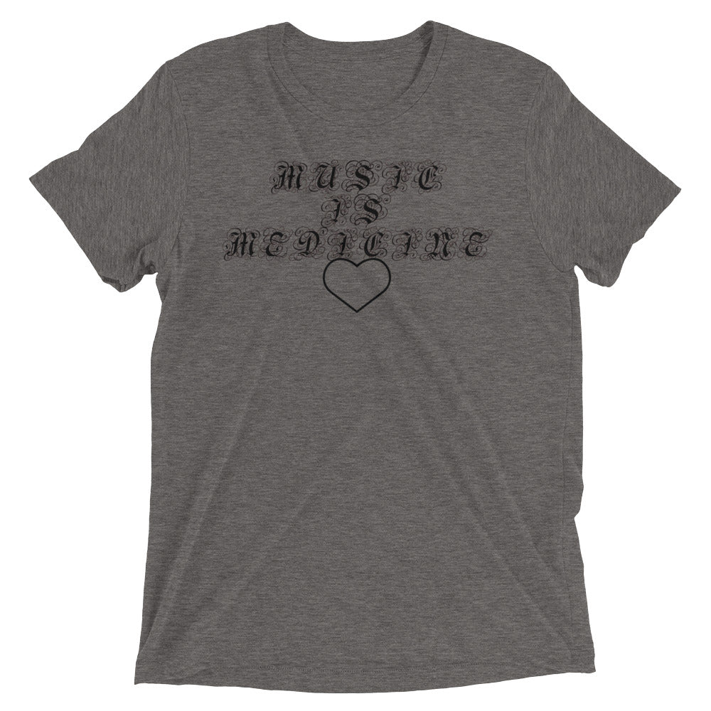 MusicIsMedicine | unisex tri-blend t-shirt