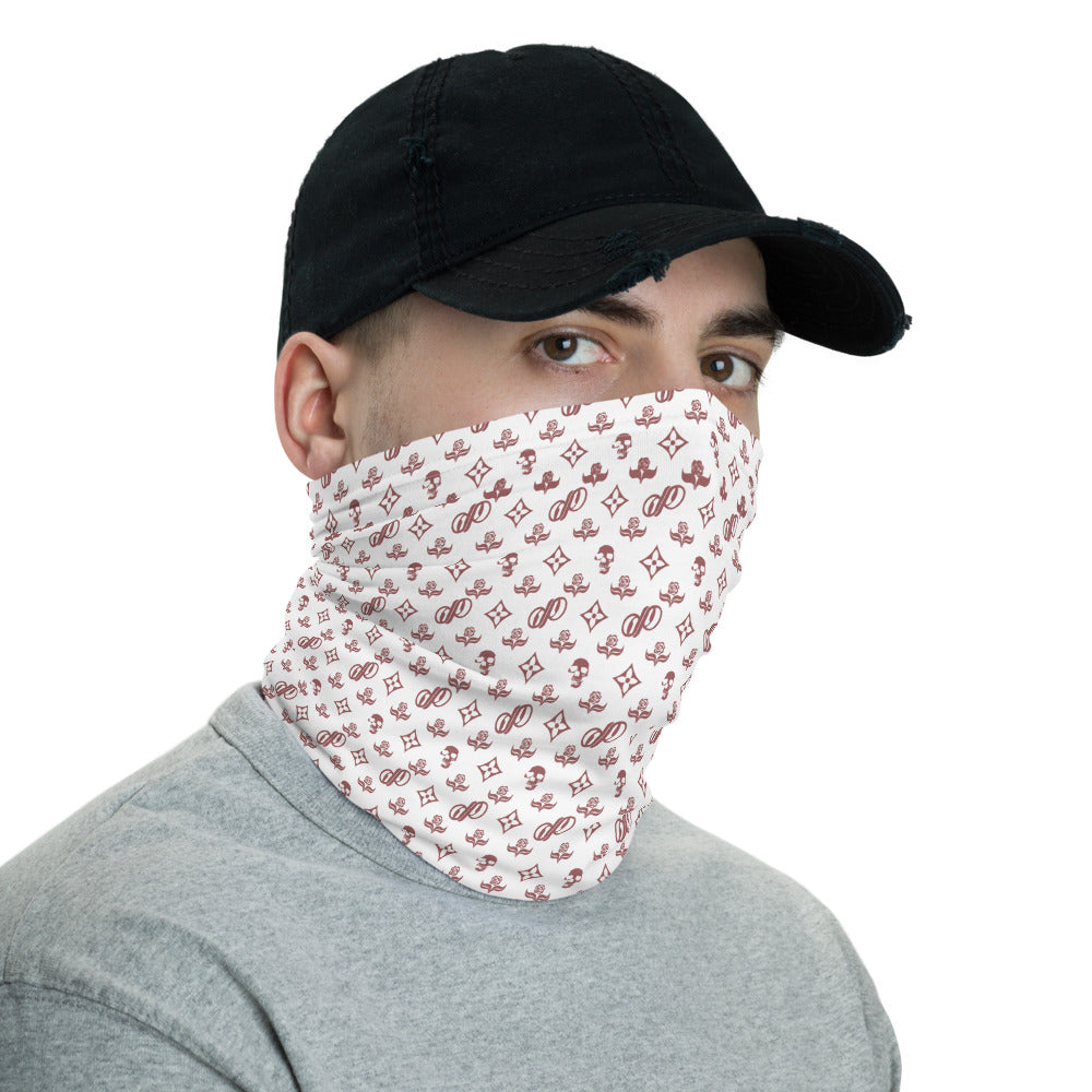 JPMonogram | maroon neck gaiter