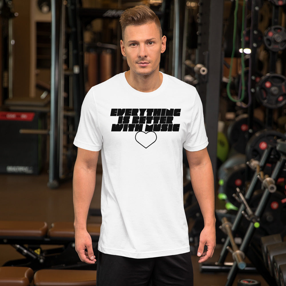EverythingIsBetterWithMusic | unisex cotton t-shirt