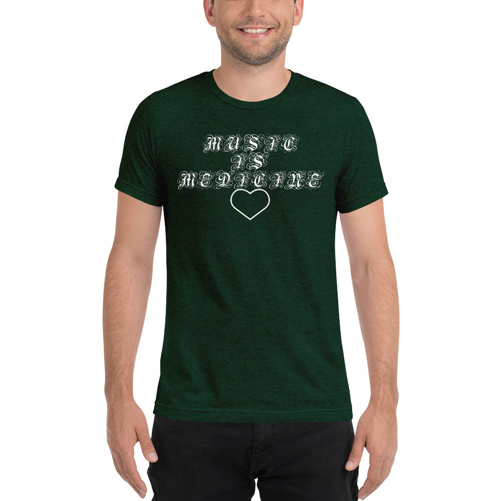 MusicIsMedicine | unisex tri-blend t-shirt