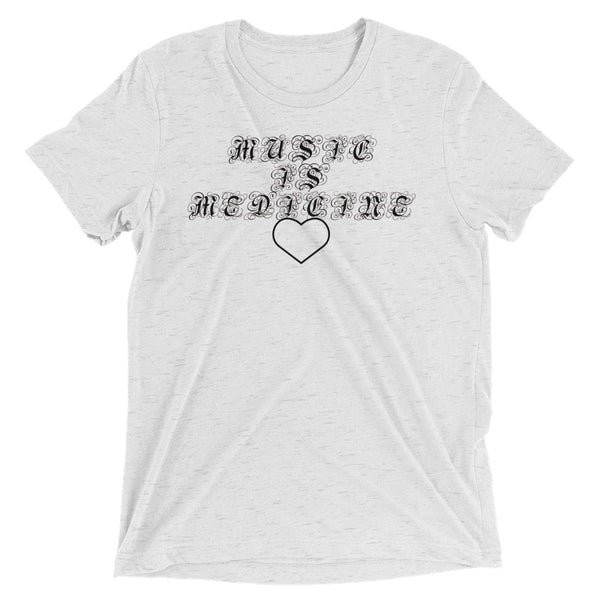 MusicIsMedicine | unisex tri-blend t-shirt