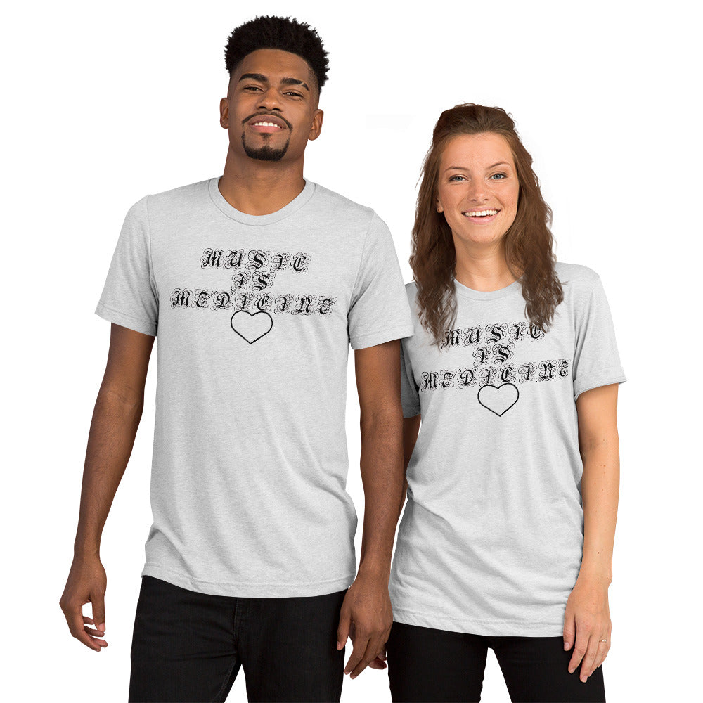 MusicIsMedicine | unisex tri-blend t-shirt