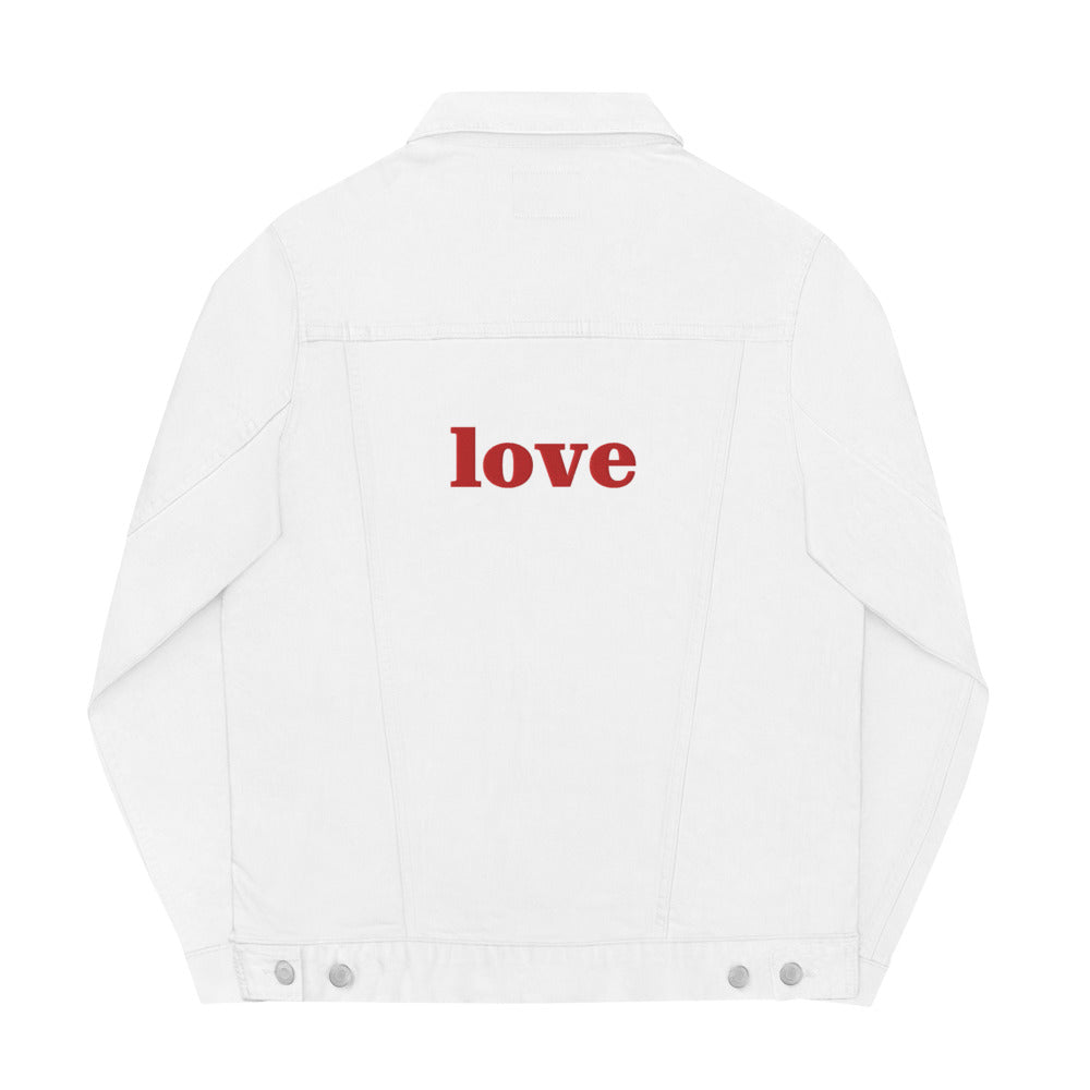 Love | unisex denim jacket