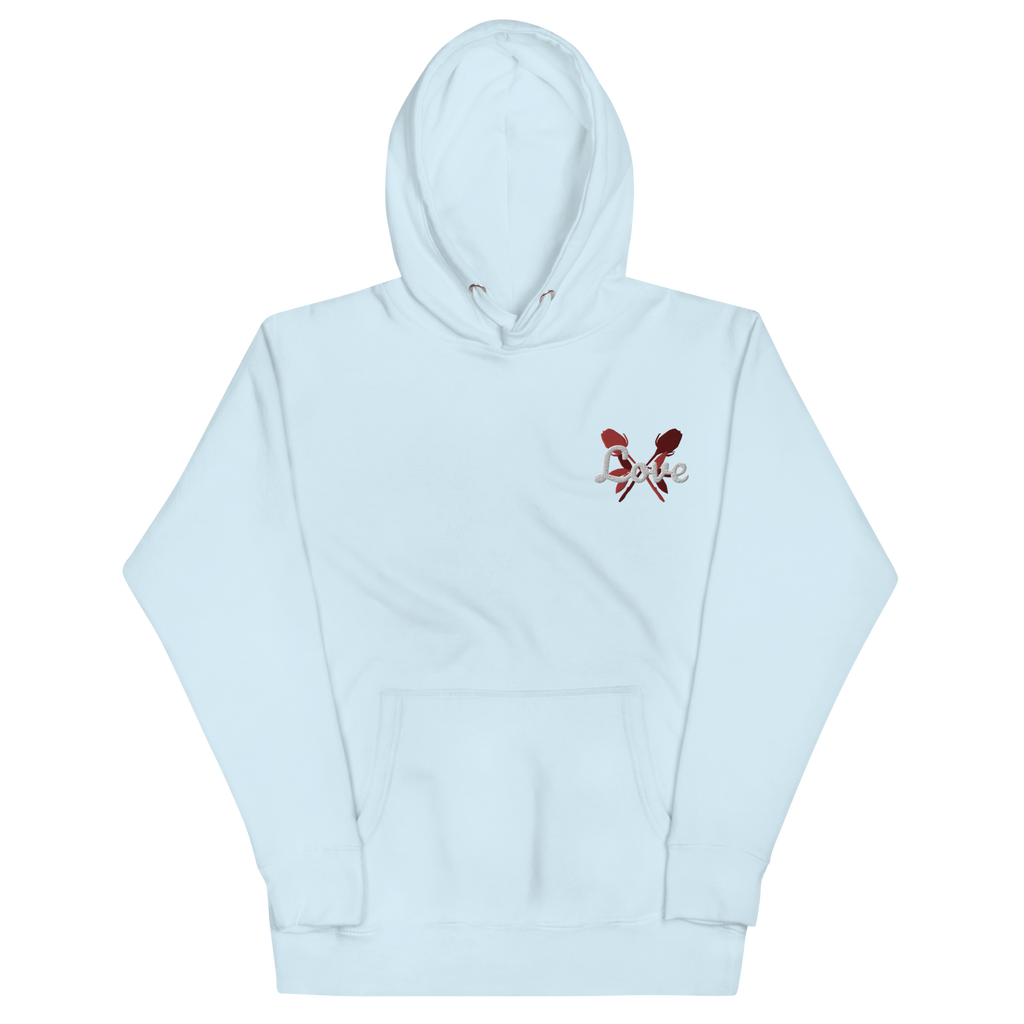 Love | embroidered unisex hoodie