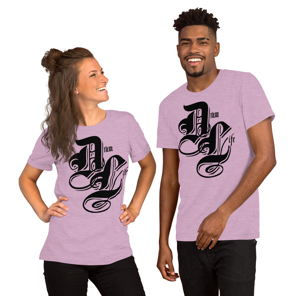 Drum Life Black | unisex cotton t-shirt