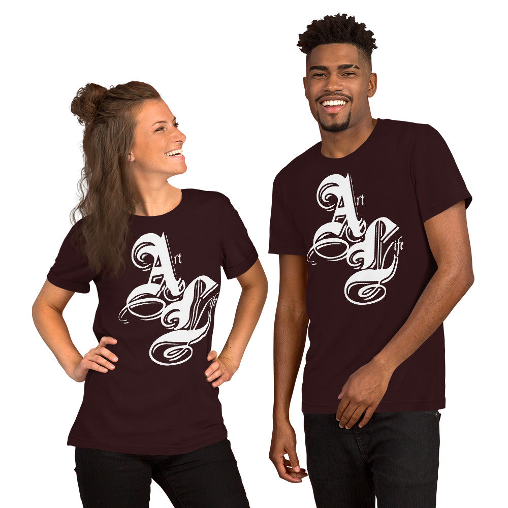 Art Life White | unisex cotton t-shirt