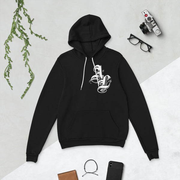 Art Life Black | unisex fleece hoodie