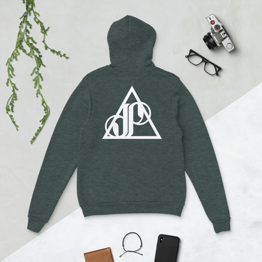 Drum Life White | unisex fleece hoodie