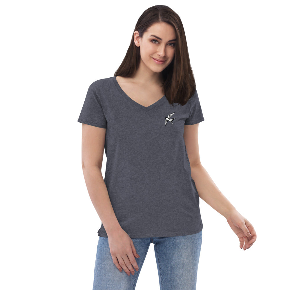 Love Bird | women’s recycled v-neck shirt