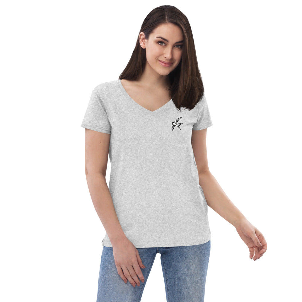 Love Bird | women’s recycled v-neck shirt