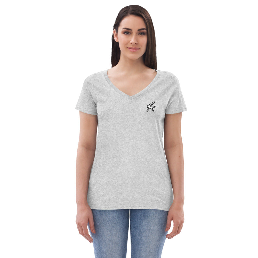 Love Bird | women’s recycled v-neck shirt