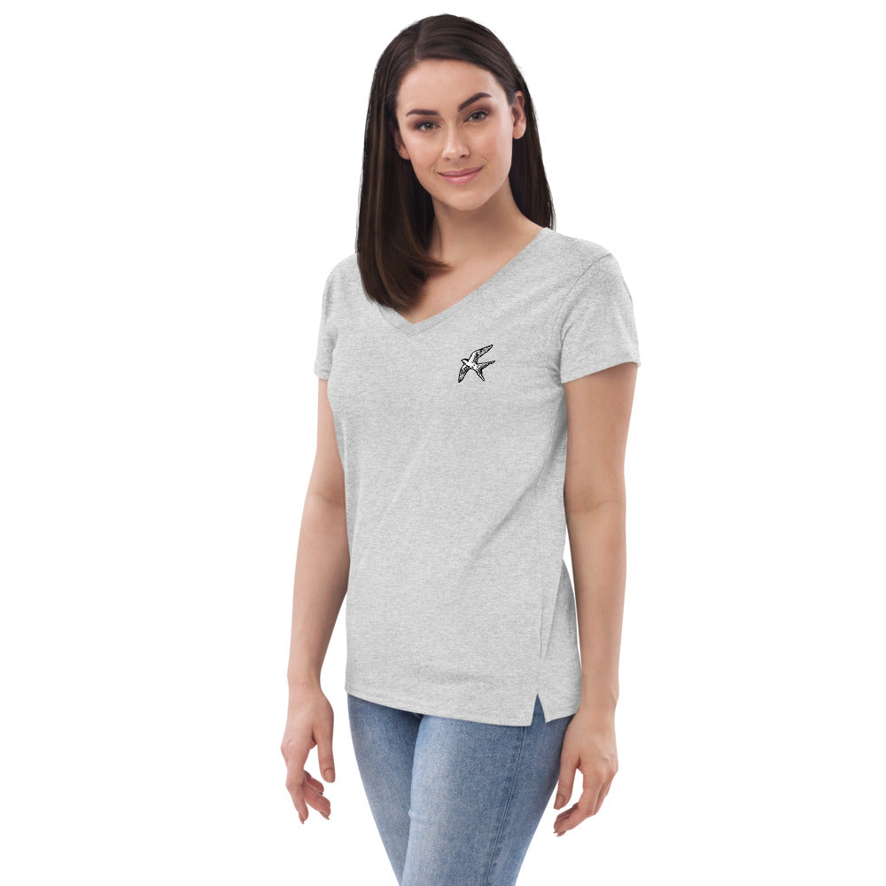 Love Bird | women’s recycled v-neck shirt